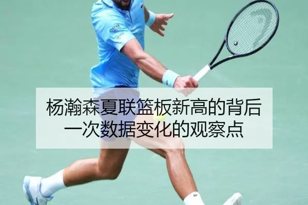 杨瀚森夏联篮板新高的背后 一次数据变化的观察点